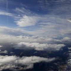 Flugwegposition um 10:53:21: Aufgenommen in der Nähe von Weißenbach an der Enns, Österreich in 3606 Meter